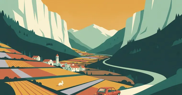 Affiche La Route Buissonnière : contourner Grenoble