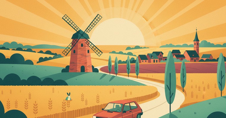 La Route Buissonnière poster: Lille