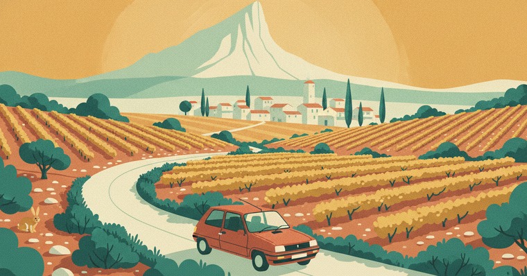 La Route Buissonnière poster: Montpellier