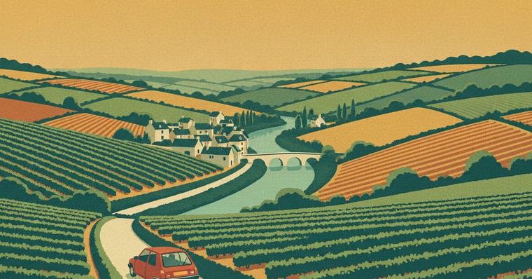 La Route Buissonnière poster: Nantes