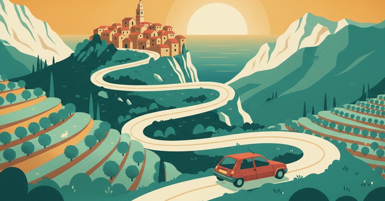 La Route Buissonnière poster: Nizza