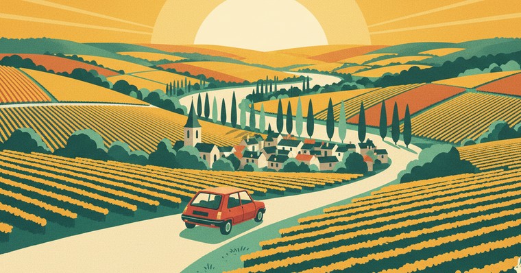 La Route Buissonnière poster: Reims
