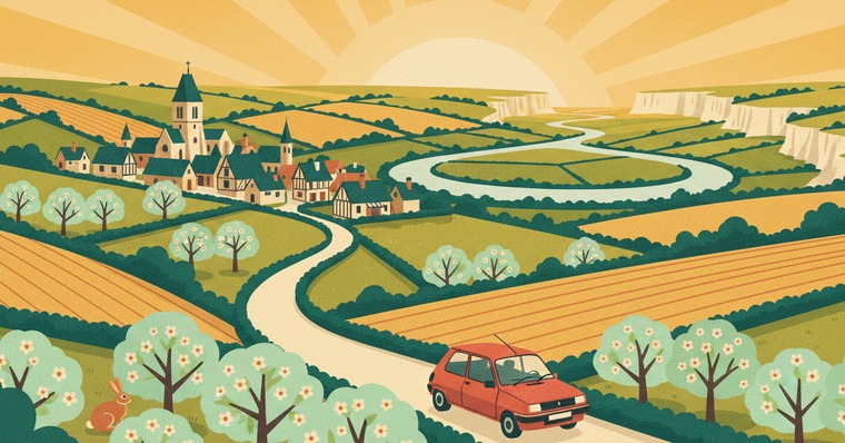 La Route Buissonnière poster: Rouen