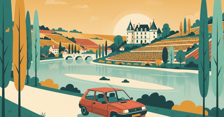 La Route Buissonnière poster: Tours
